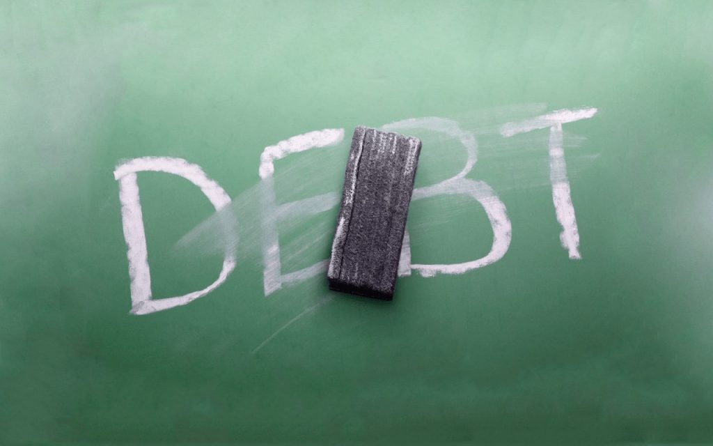 knocking down the debts