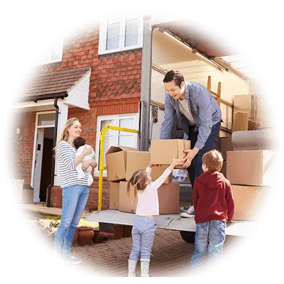 Family with New Home